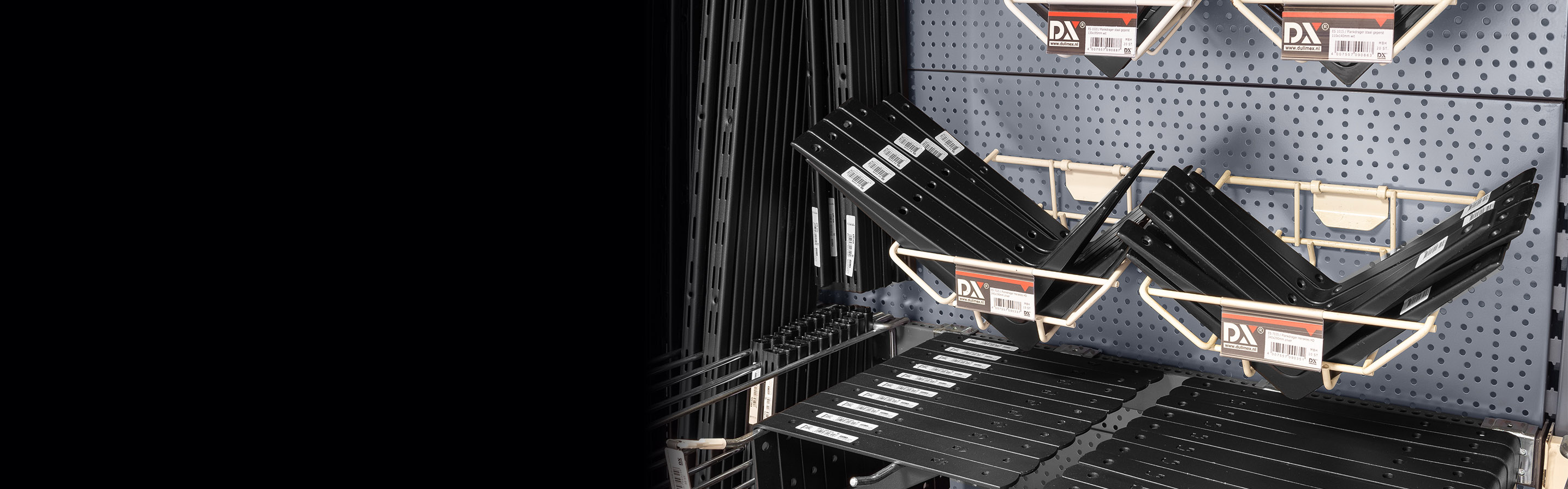 DX schapconcept voor plankdragers