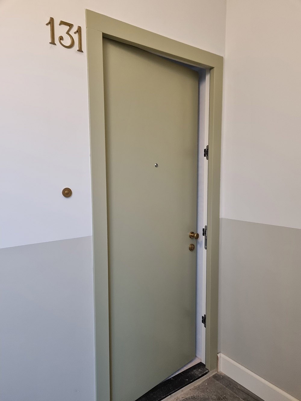 DX kogelstiftpaumelle toegepast in Ooglijdersgasthuis