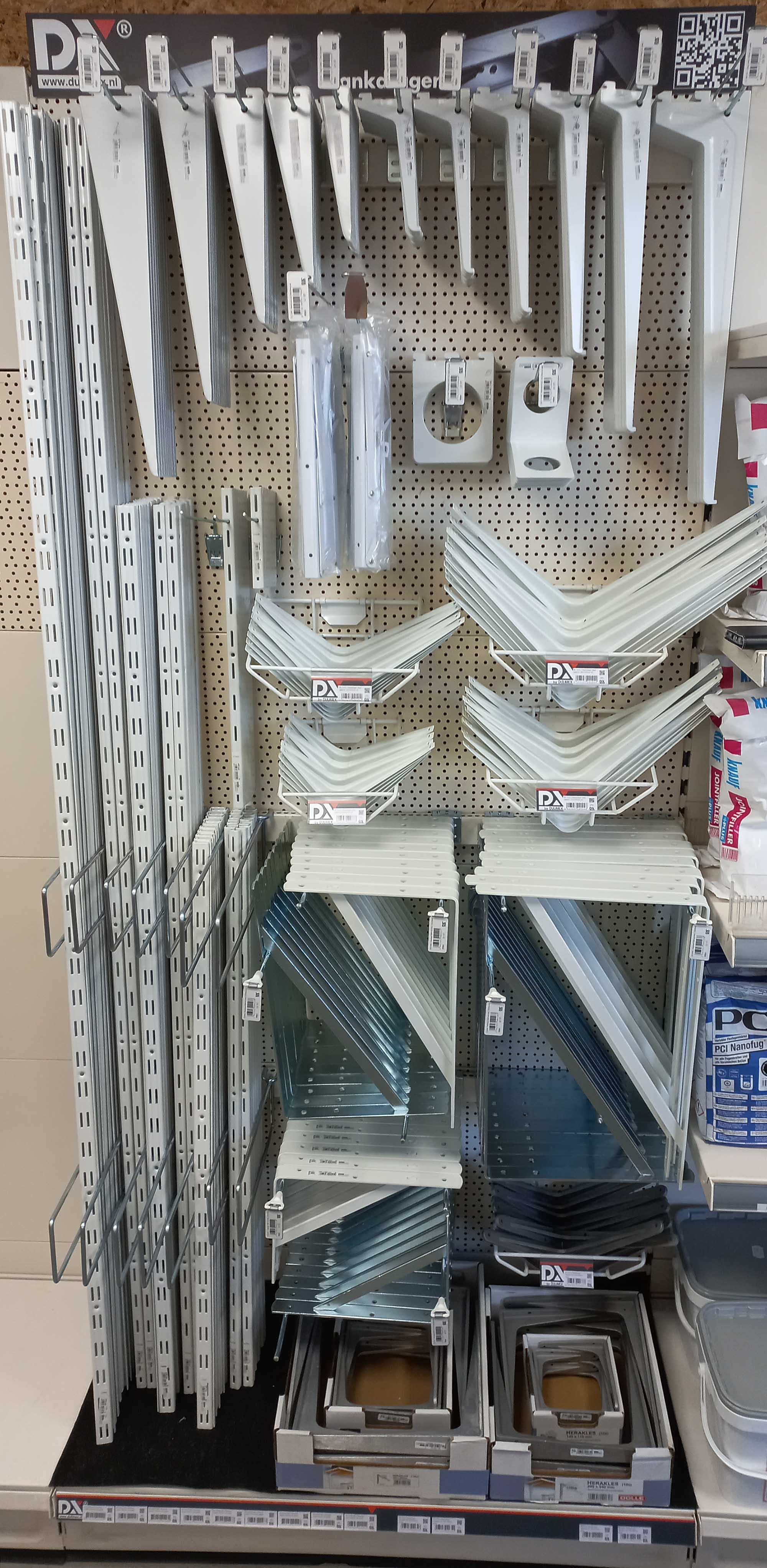 Winkelinrichting DX plankdragers