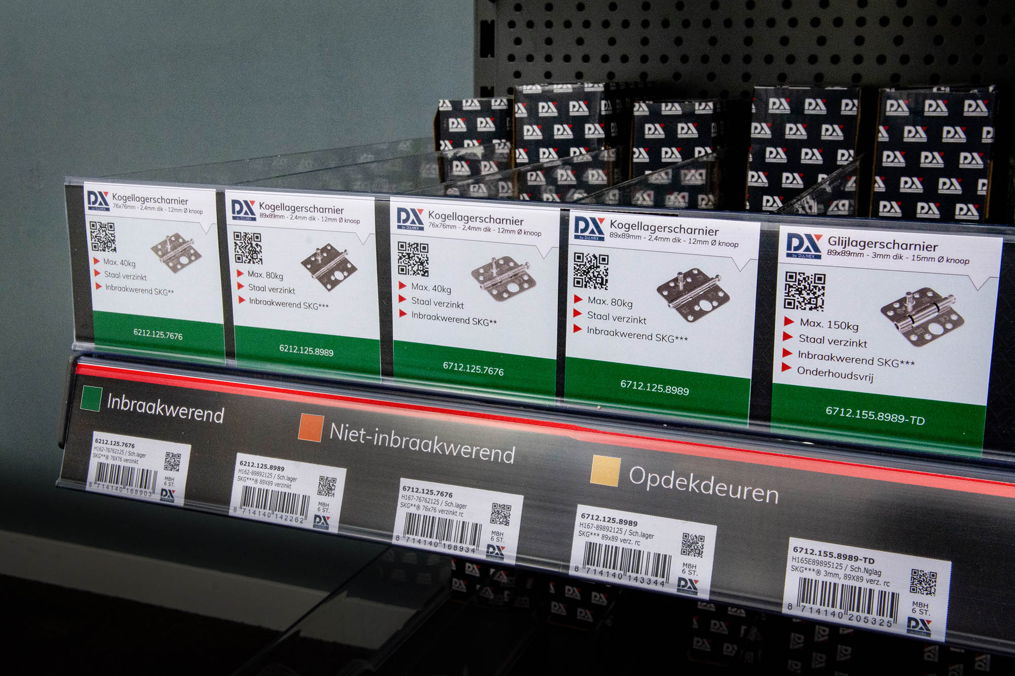 DX scharnierenconcept