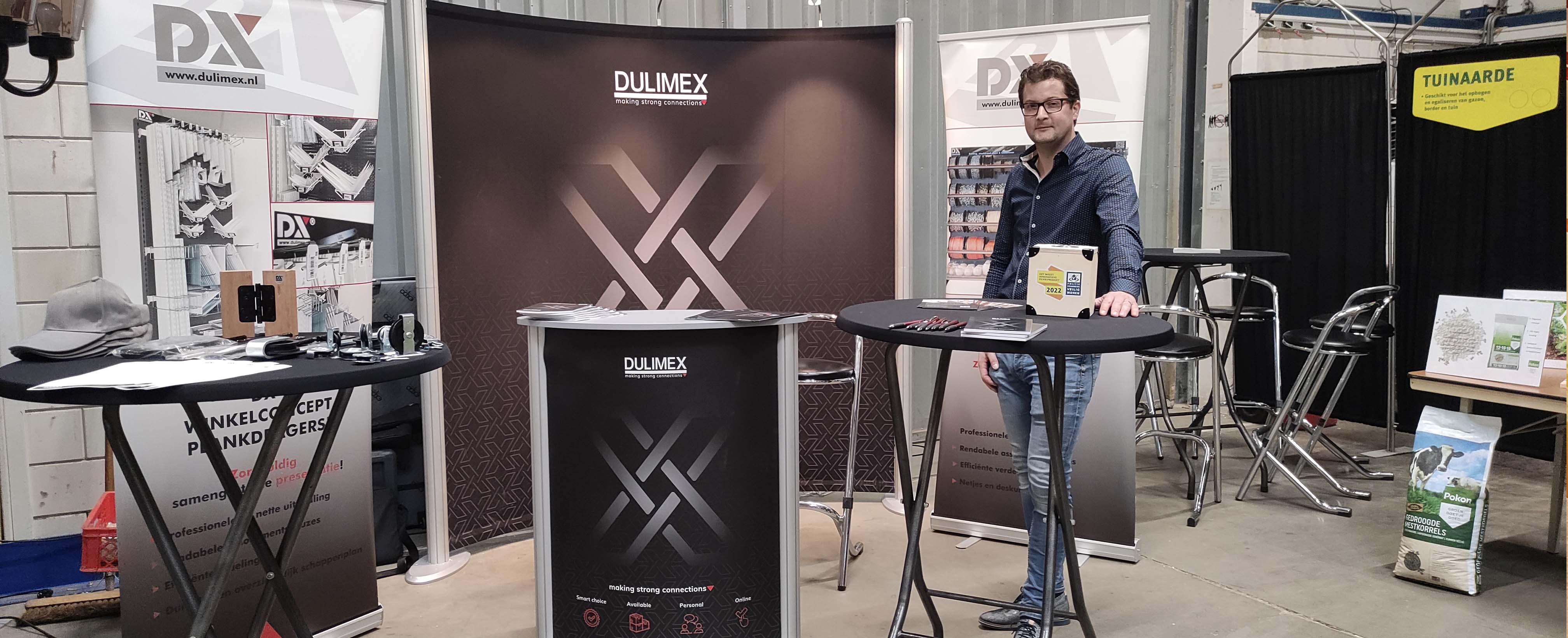 Alexander tijdens de Uw groene vakwinkel huisbeurs