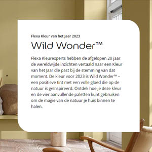 Wild Wonder kleur van 2023 Flexa
