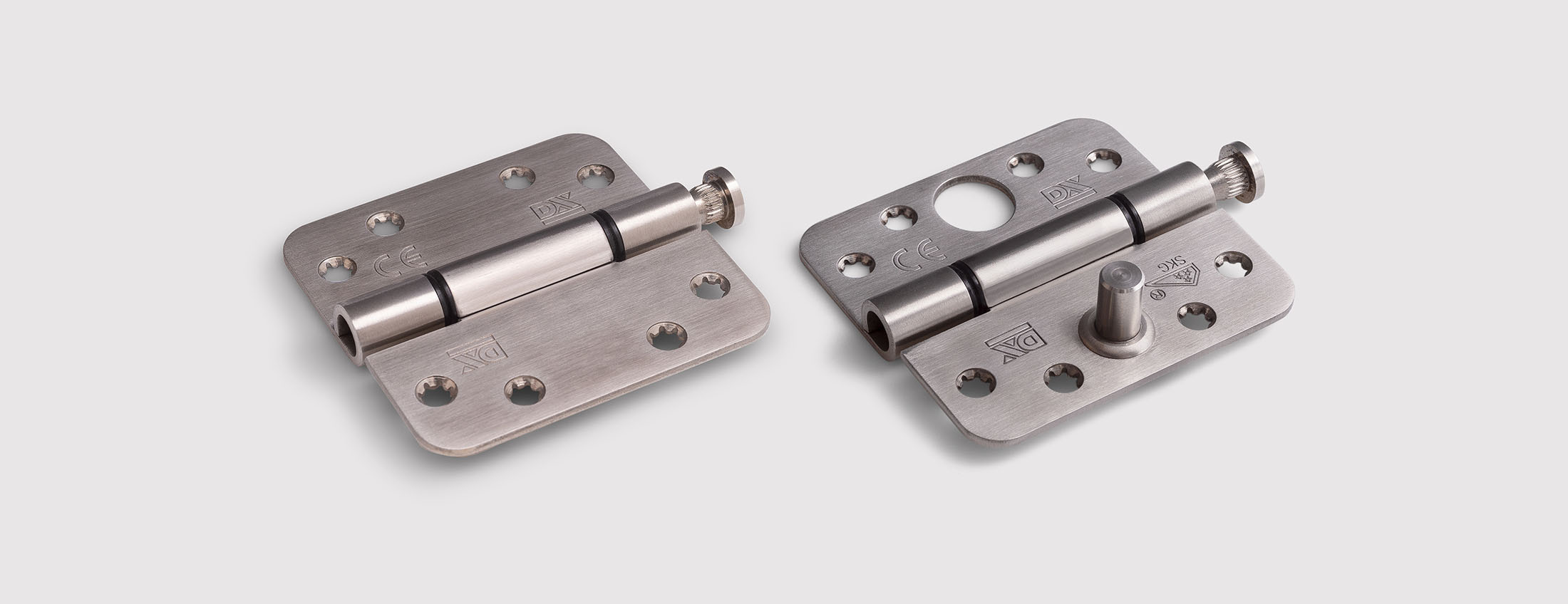 DX RVS glijlagerscharnieren SKG keurmerk