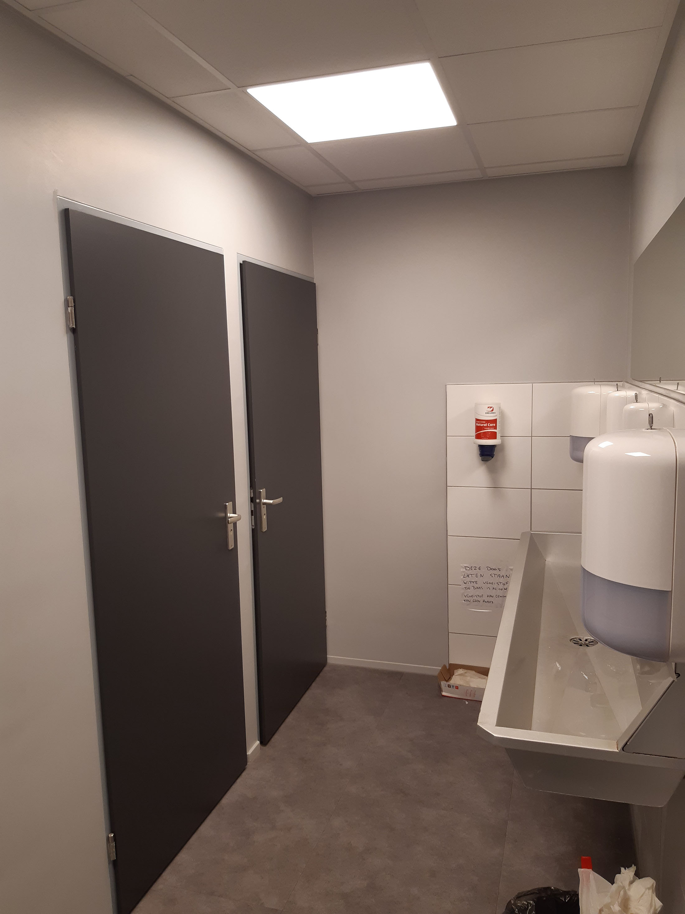 Gerenoveerde sanitaire voorzieningen