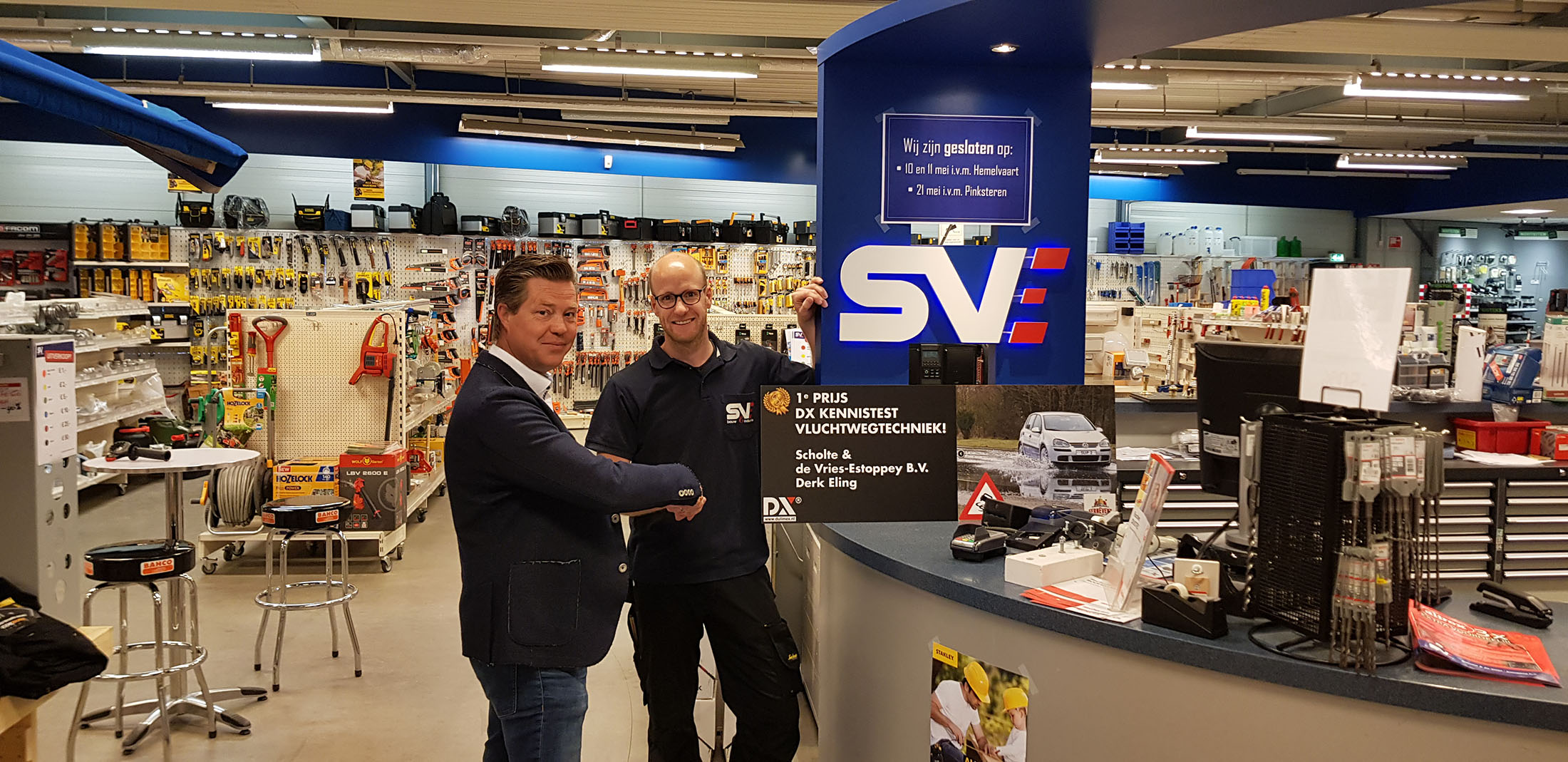 1e prijs kennistest vluchtwegtechneik