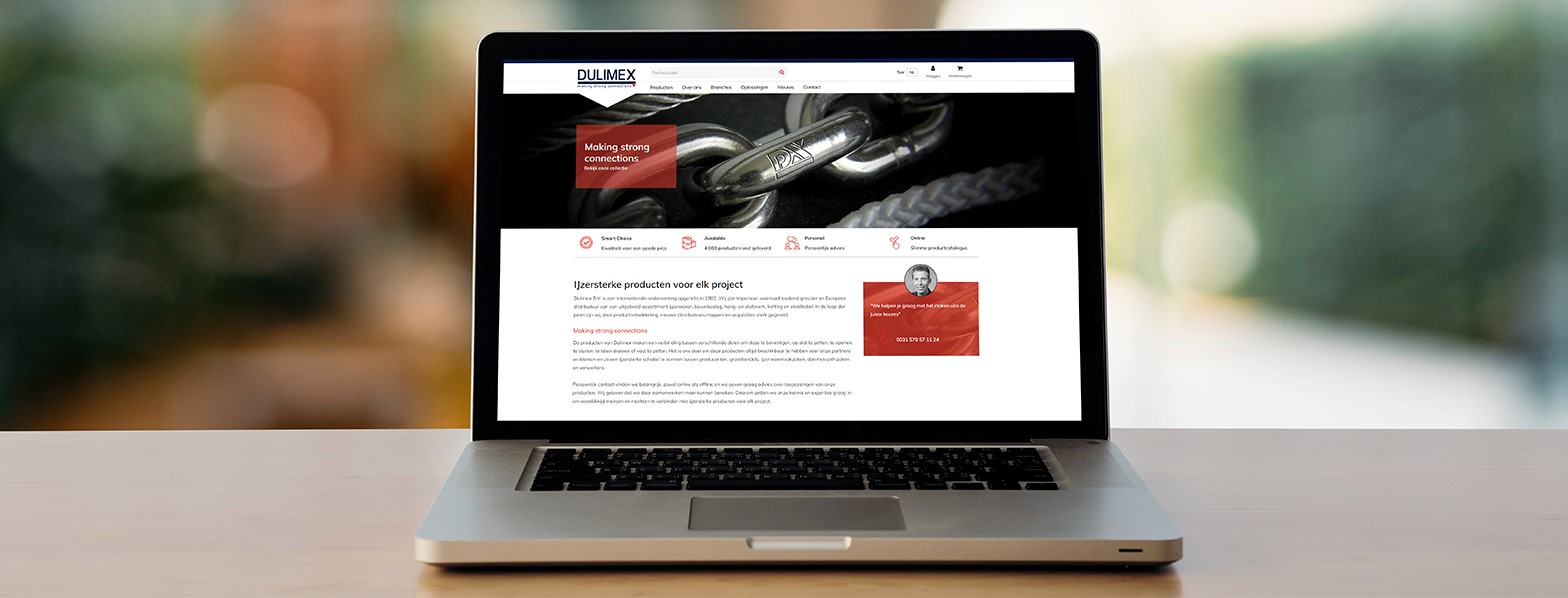Nieuwe website Dulimex