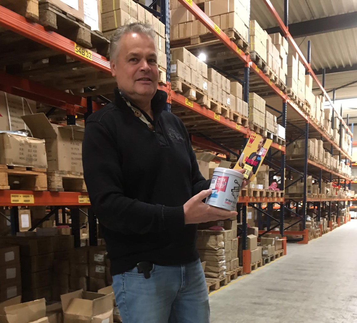 Warehouse en Logistics manager Joop Baaijens