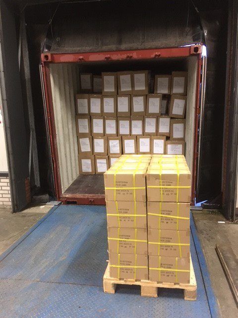 Levering bij ons magazijn in Vaassen