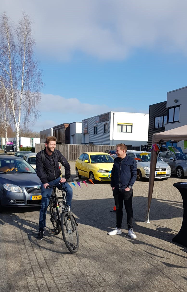 Luc Bosgoed: 12½ jaar in dienst bij Dulimex! Drive-thru viering
