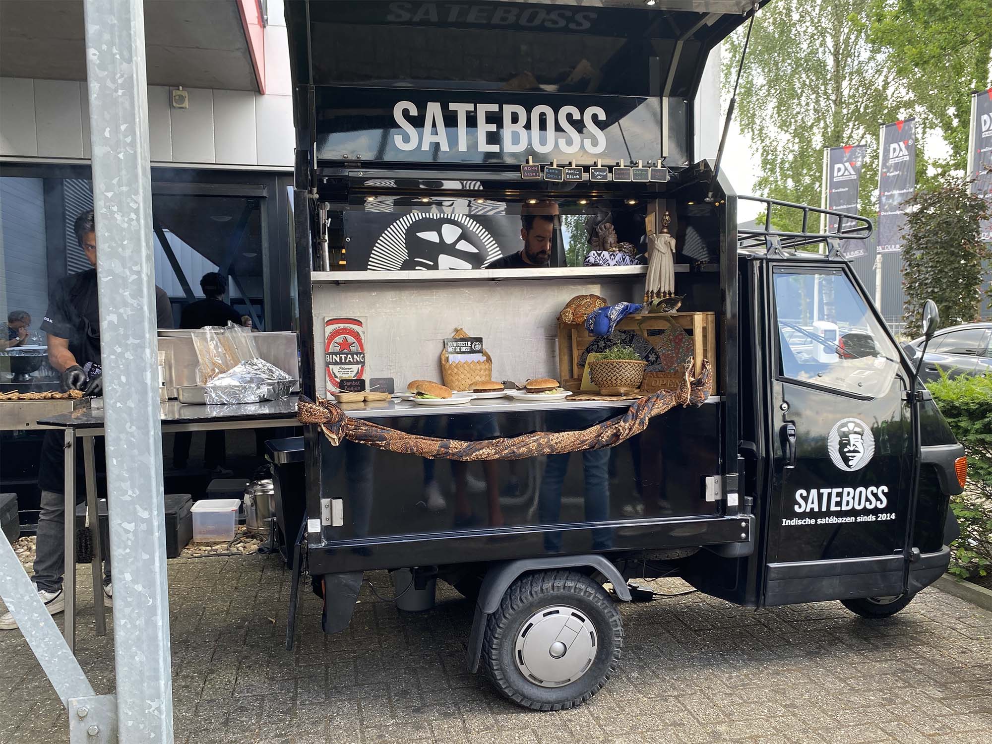 Sateboss indische satebazen