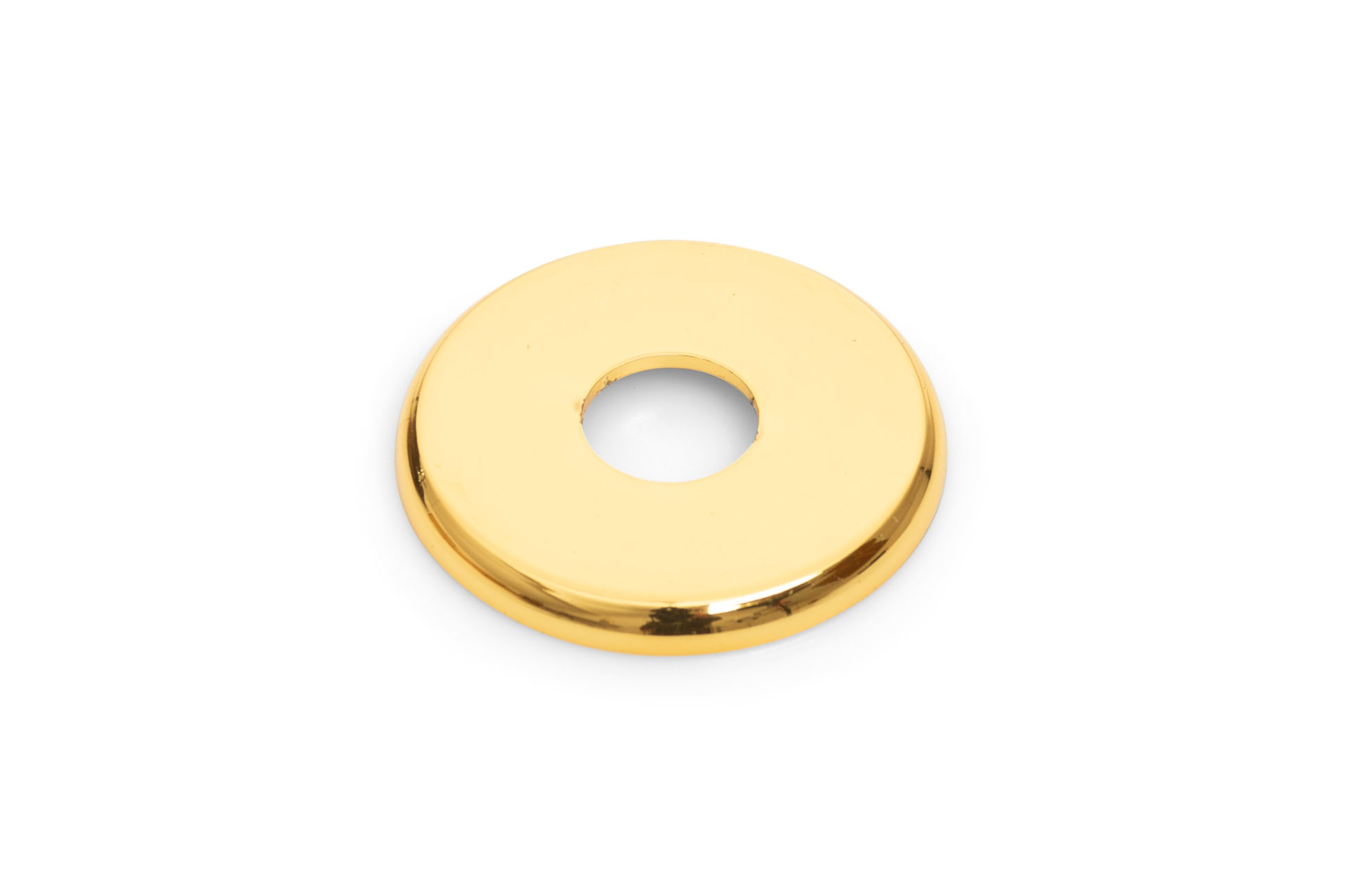 0120.160.0281 Afdekrozet "luxe" / voor DRS 180B en DRS 2141B / massief messing gepolijst