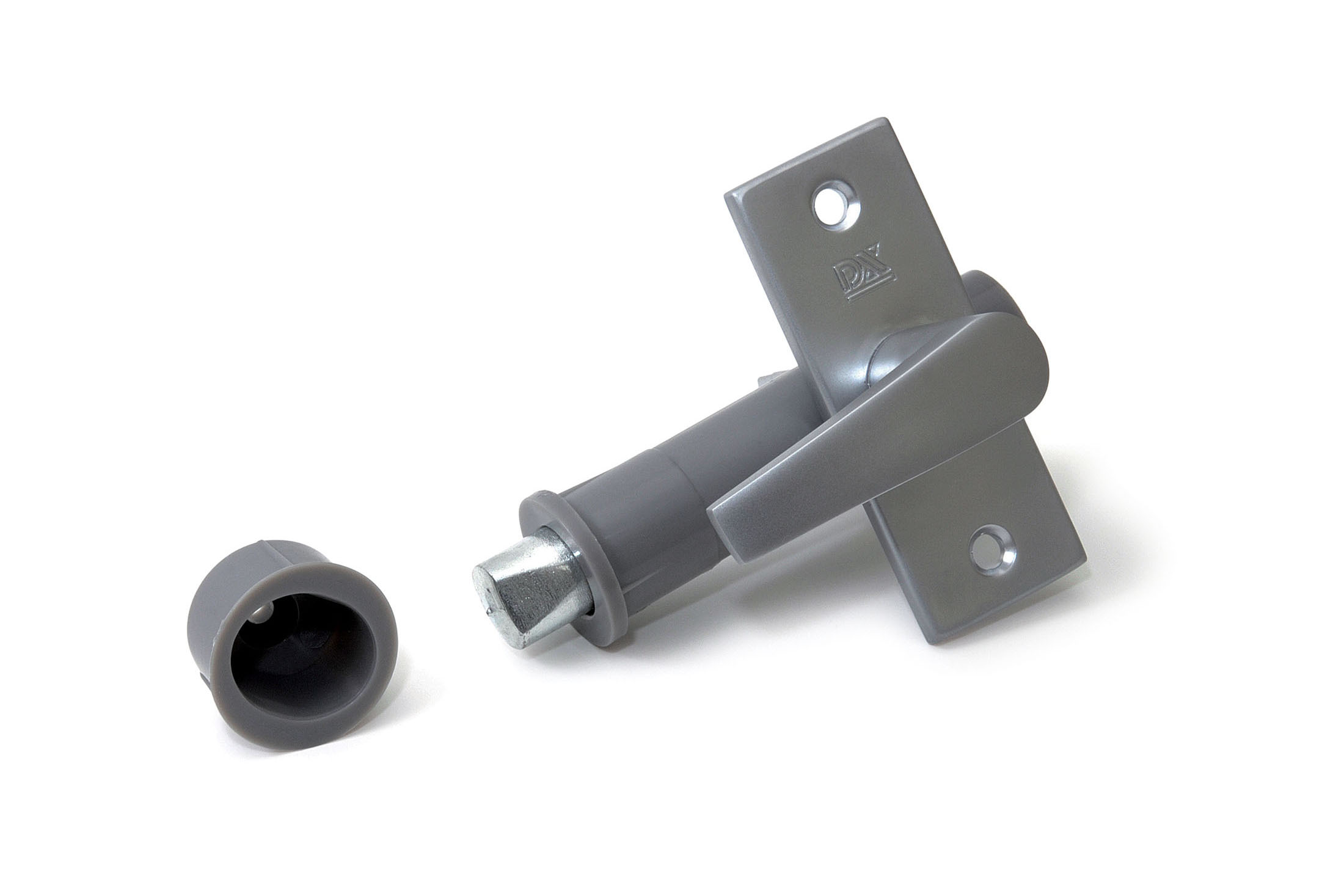 Security mortice rack bolts, satin chrome, keeper