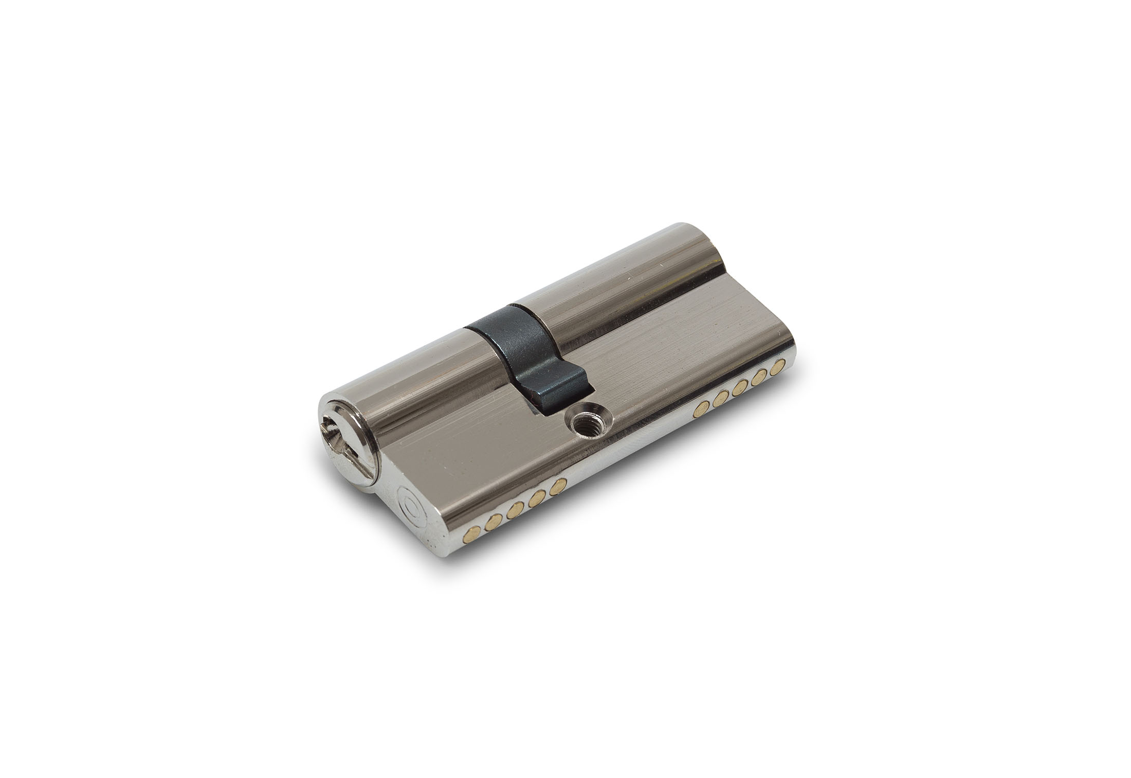 0160.399.2401 Profielcilinder / 30-40 mm / 5 pins cilinder / verschillend sluitend / incl. stelschroef M5x70mm / 3 sleutels / messing vernikkeld