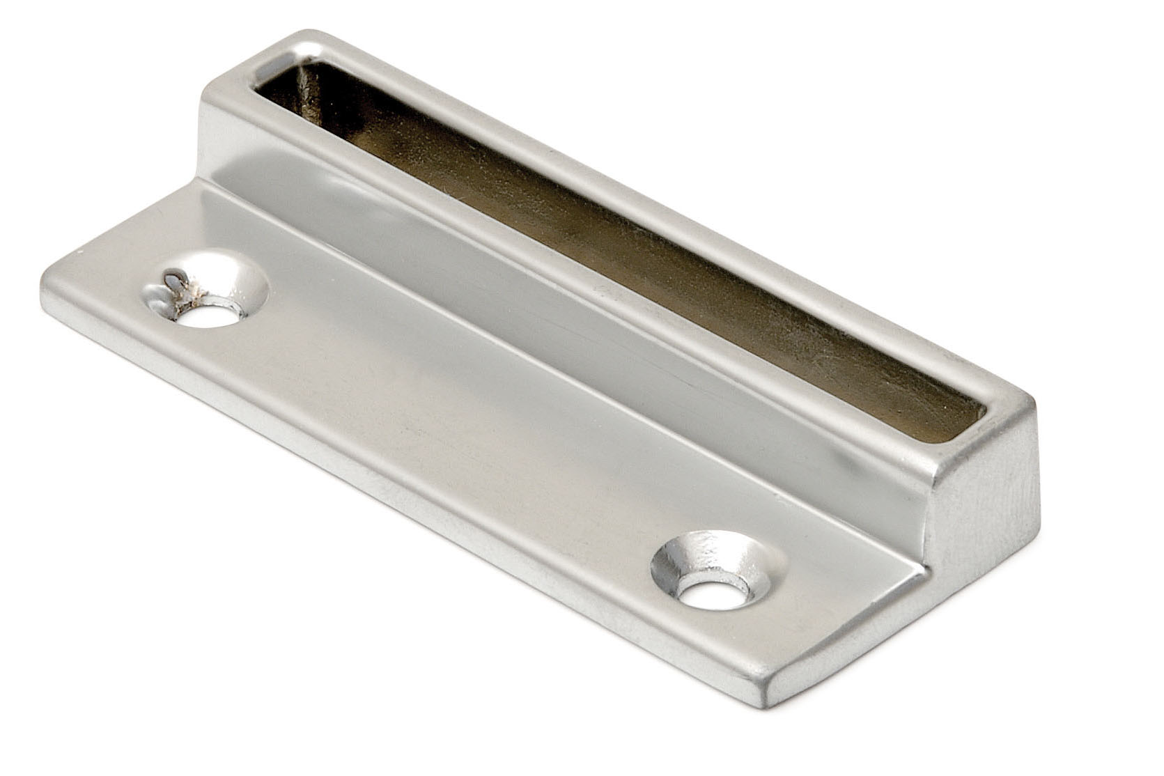 0160.312.7205 Raamboomplaatje / t.b.v RBM 12 serie / 74x30 mm / zamac / rvs finish