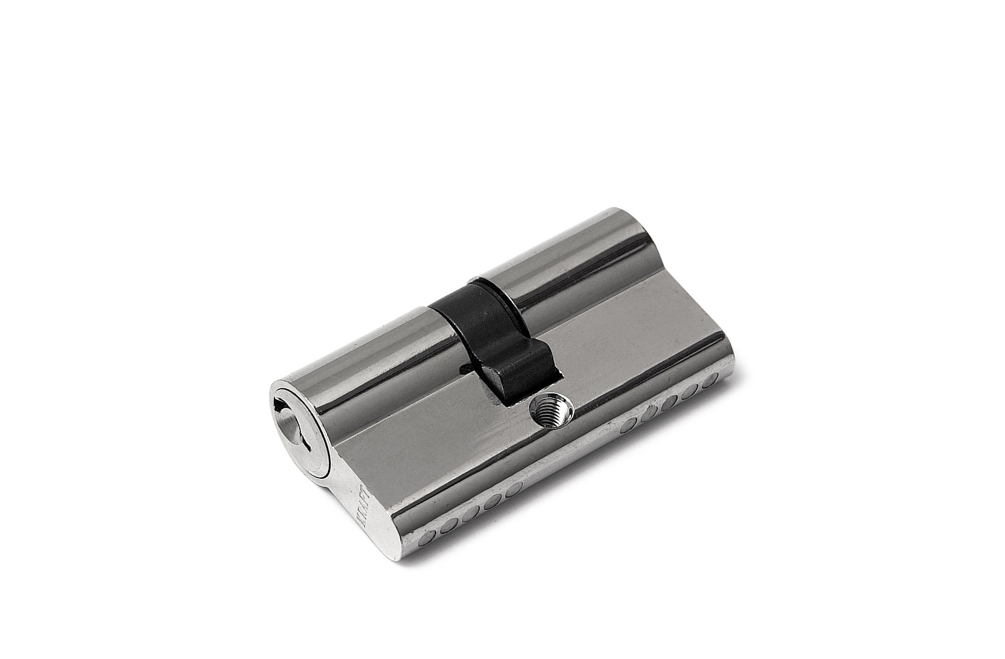 0160.399.0001 Profielcilinder / 30-30 mm / 5 pins cilinder / verschillend sluitend / incl. stelschroef M5x70mm / 3 sleutels / messing vernikkeld