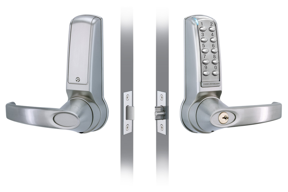 Elektromechanische codesloten met kruk