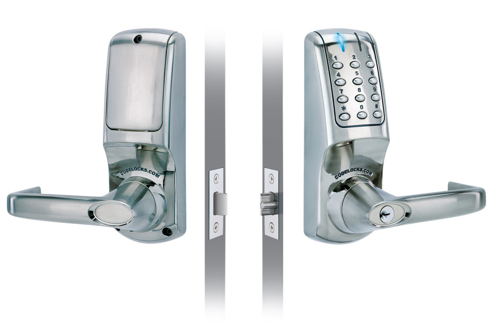 Elektromechanische codesloten met kruk "Heavy Duty"