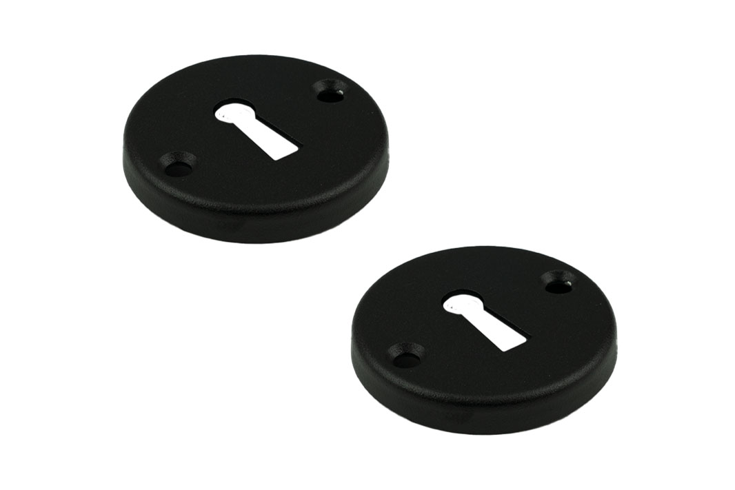 0170.300.0307 Afdekrozet SLG / recht / type 3 RH / 1 stuk / zwart