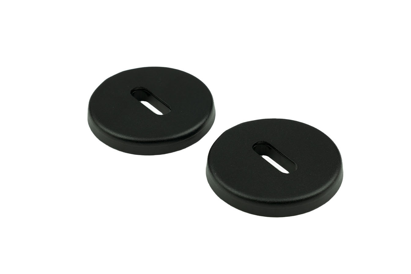 Klikrozet sleutelgat, zwart