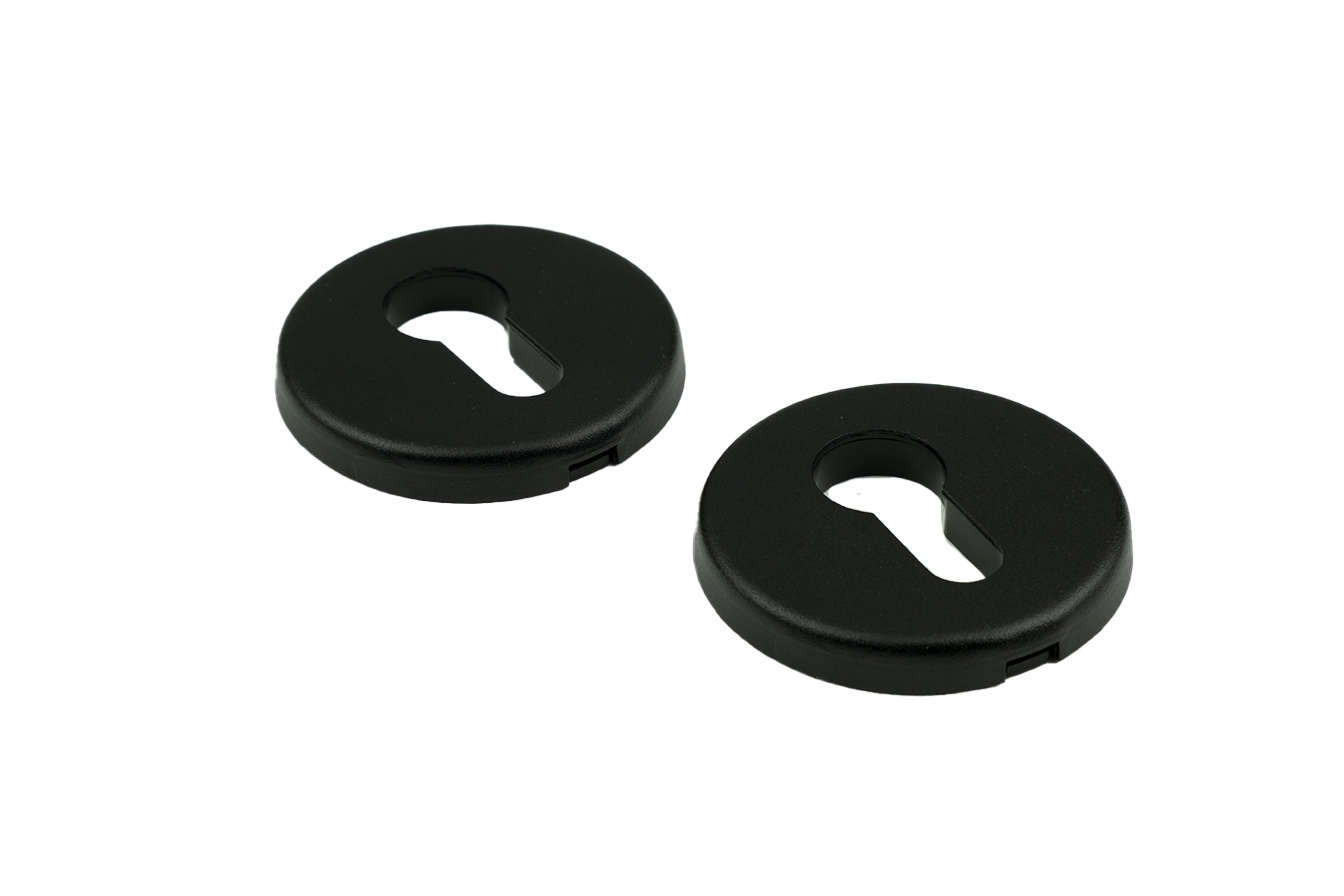 Klikrozet profielcilinder, zwart