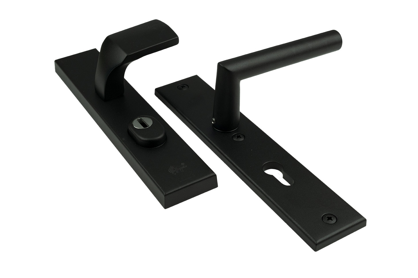 Veiligheidsgarnituur VARO met kerntrekbeveiliging SKG***, zwart