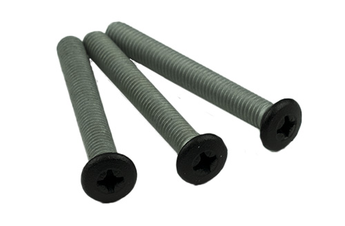 0170.999.0104 Bevestigingsschroeven voor veiligheidsschilden / 3 Schroeven M6 zwart / deurdikte 53/57 mm