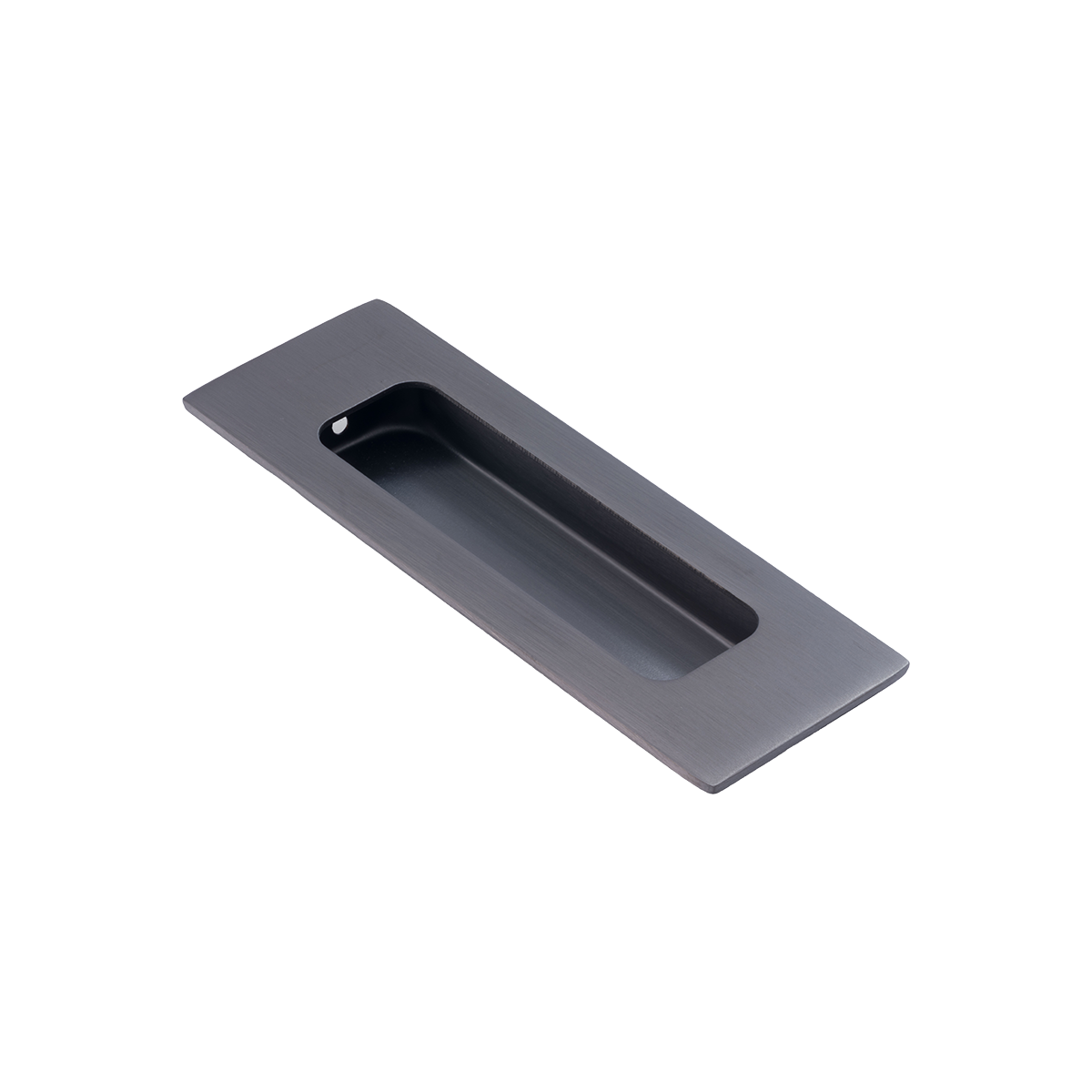 0175.100.0303 DX sliding door handle / flush pull / square 120x40mm / stainless steel gun metal PVD