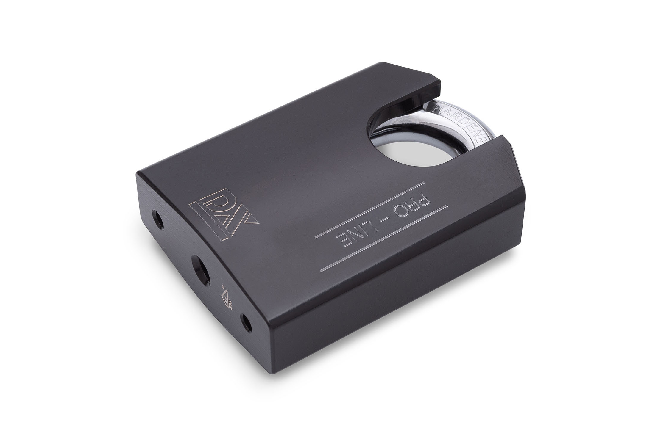 0182.600.0053 Hangslot DX PRO-line SKG*® / 50mm / verschillend sluitend / gesloten beugel / 3 sleutels & security card / zwart