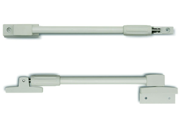 0215.201.0202 Telescopic window stay / opening inwards and outwards / 225 - 295 min-max / white-white