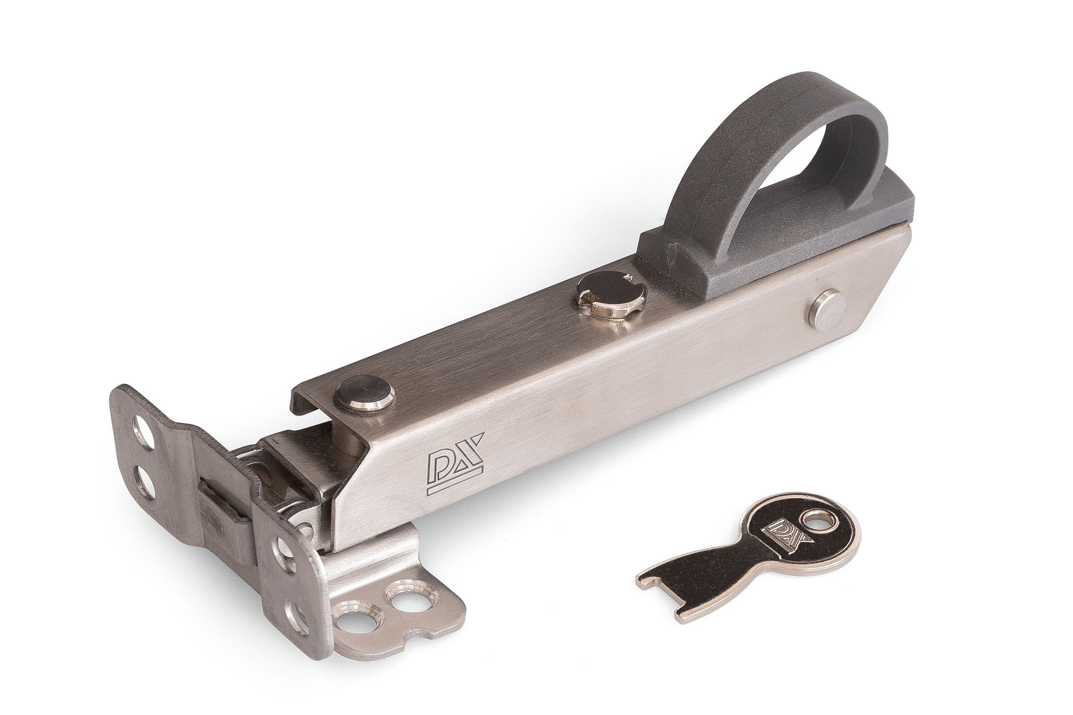 0218.104.0405 Raamuitzetter / wegdraaibaar / smalle montagevoet / korte hendel / voor klep- & uitzetramen / SKG**® / RVS / rvs-antraciet