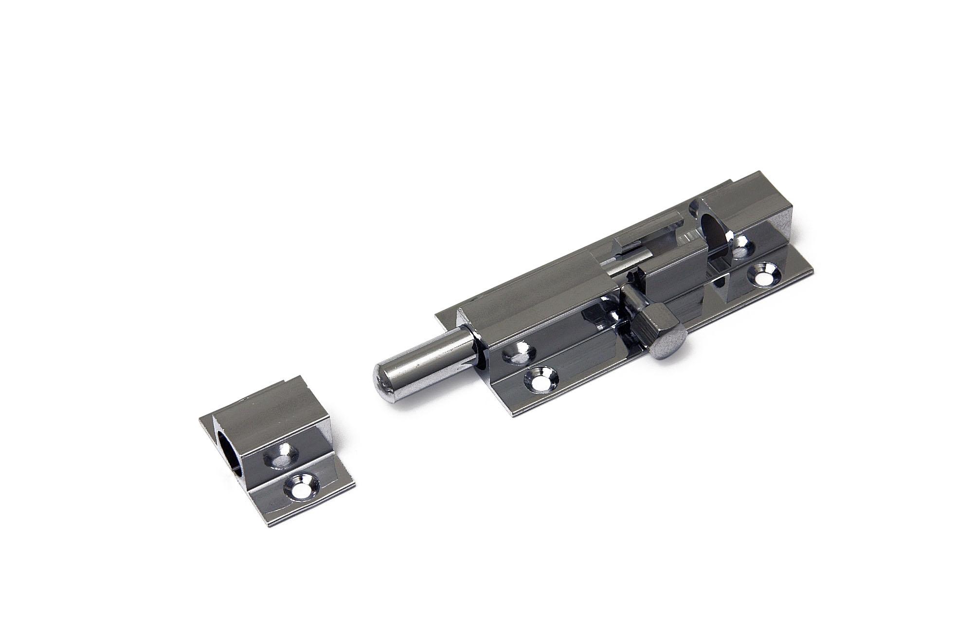 0411.200.2540 Profielgrendel / 25x040 mm / messing verchroomd