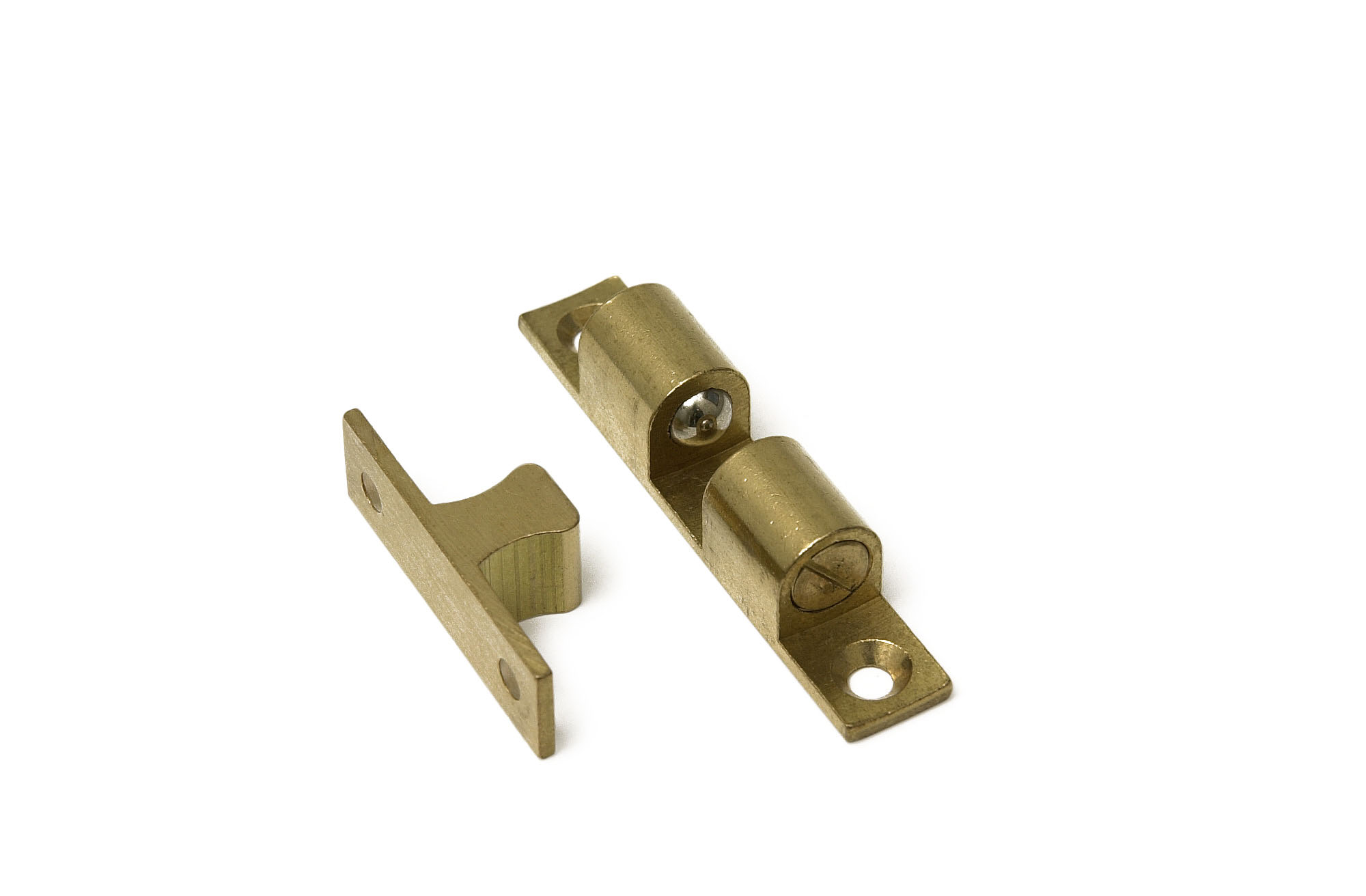 Kogelsnapsloten / Kogelsnappers messing gepolijst