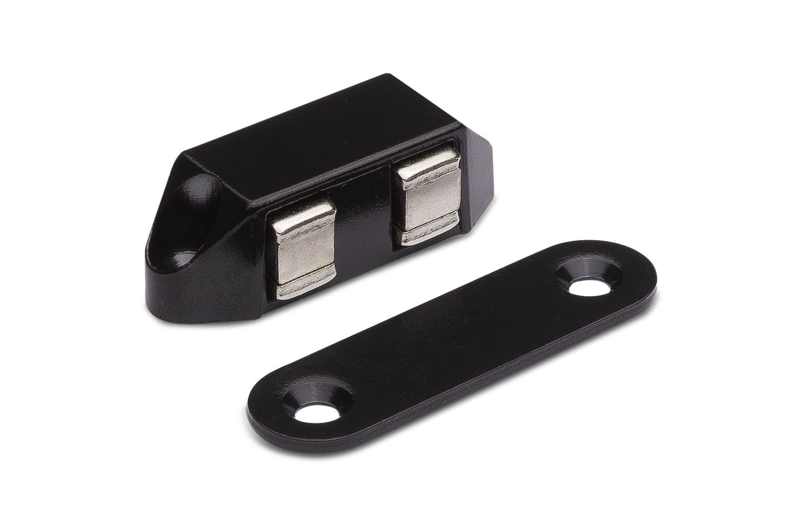 Magneetsnappers MC10 serie opschroevend, 'Polair', zwart