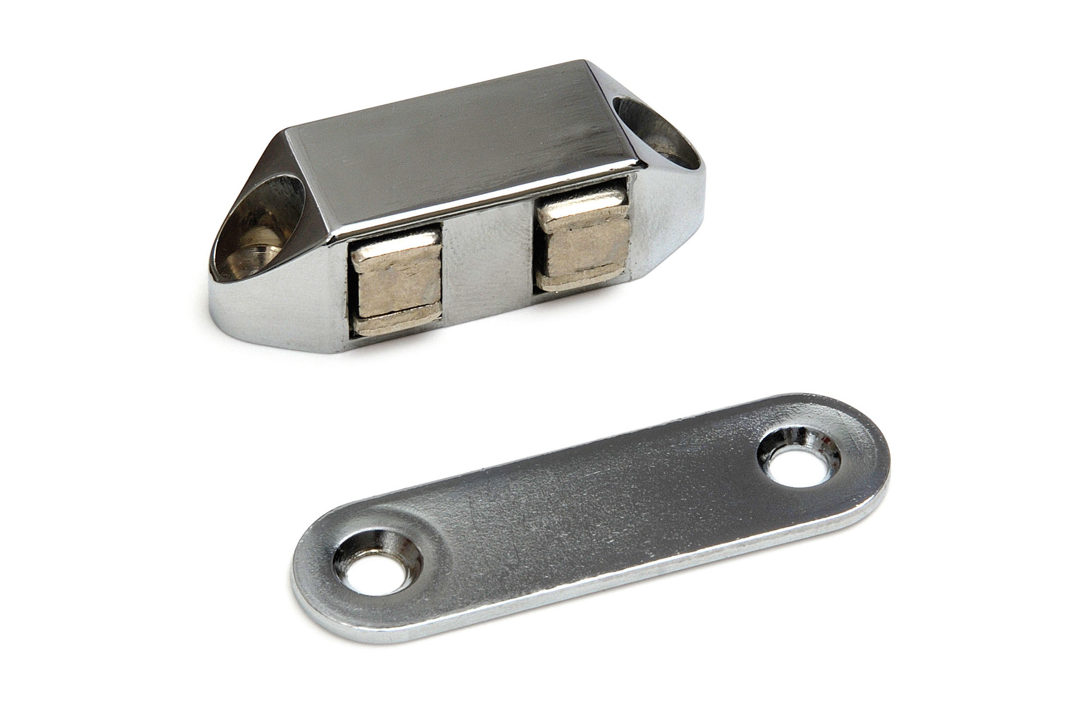 0414.800.4008 Magneetsnapper "Polair" / type 5113 / opschroevend / 4 kg / zamac, verchroomd