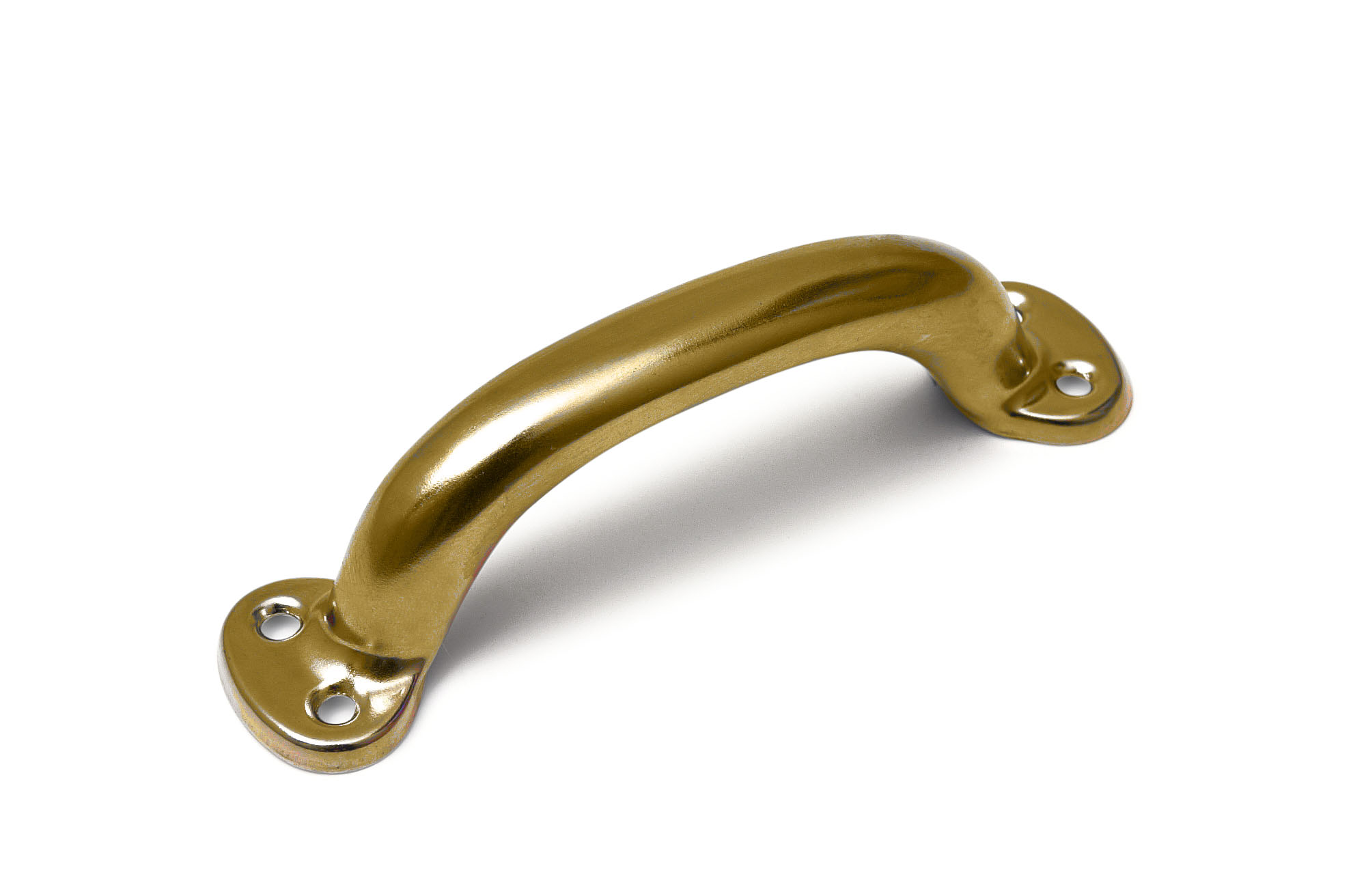 0416.000.0901 Holle greep / staal / 090 mm / staal vemessingd