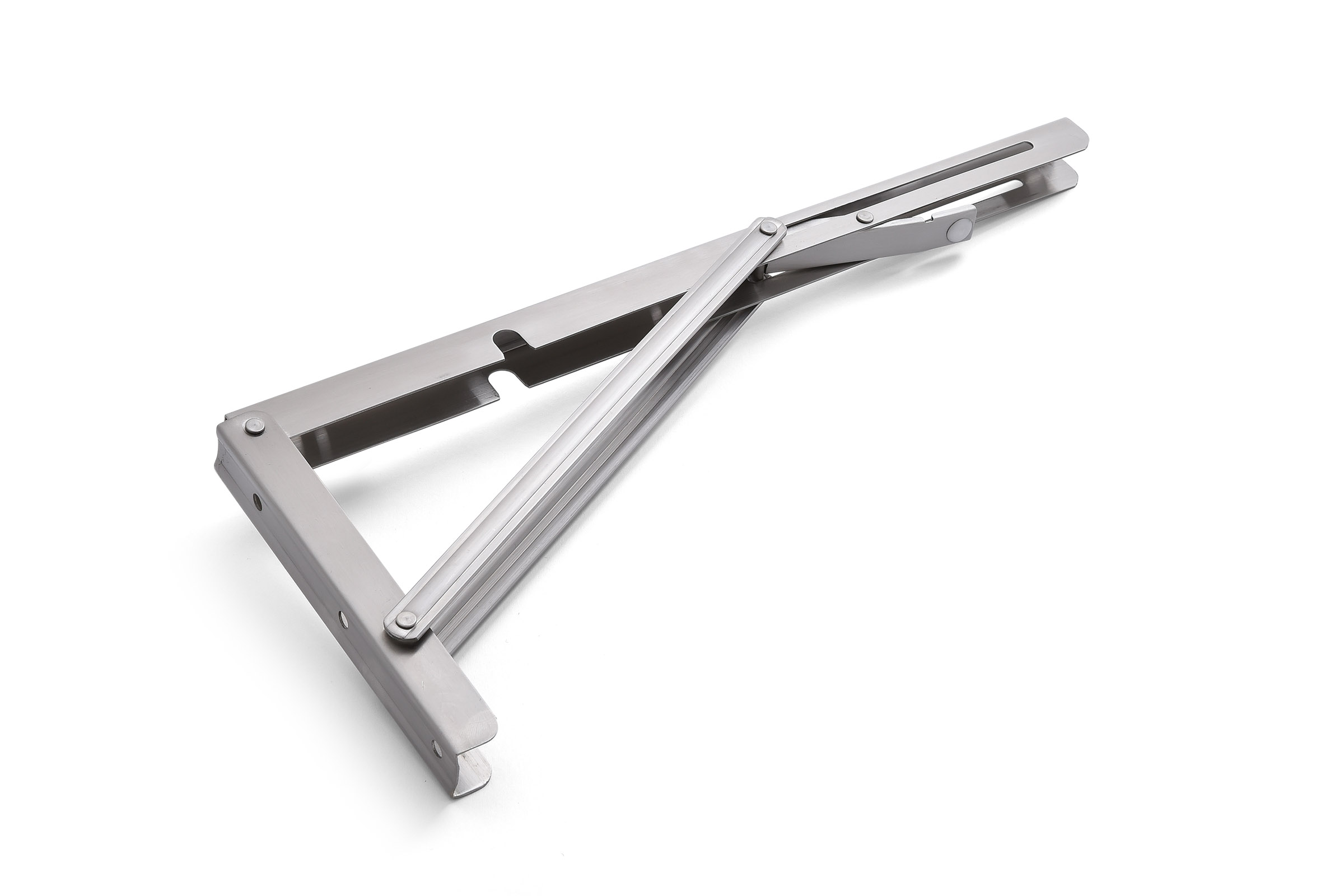 Vouwdragers, luxe, RVS geborsteld