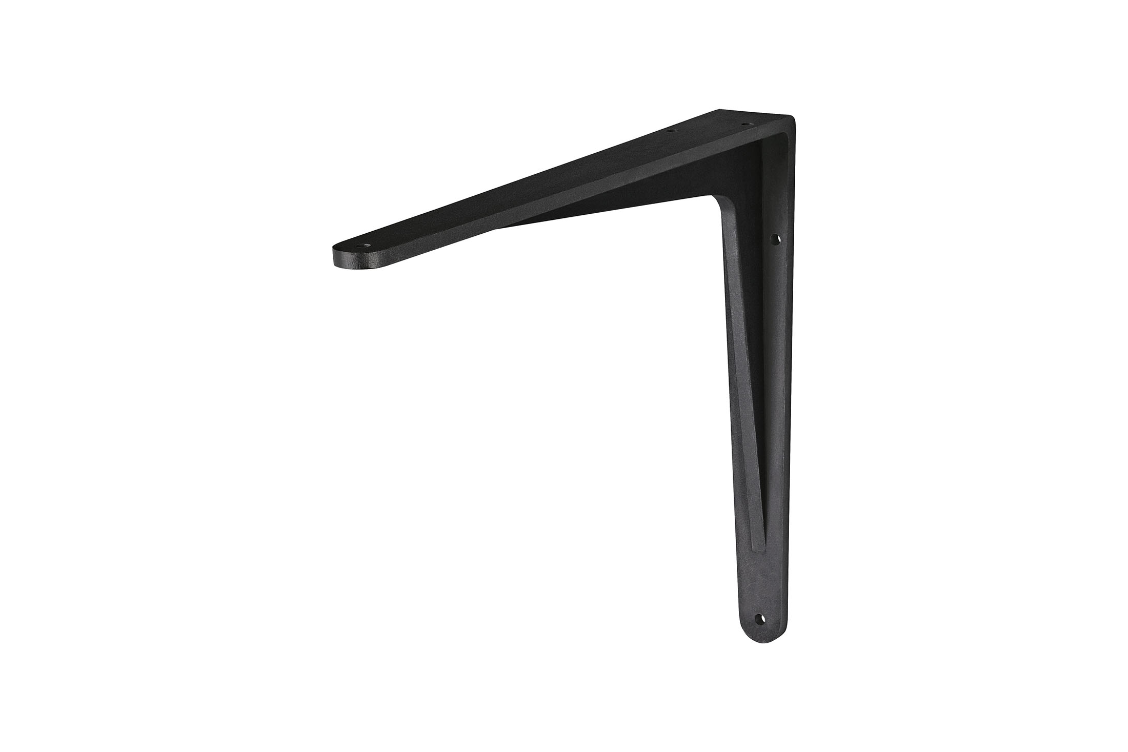 Plankdragers 'Herakles' aluminium, zwart gemoffeld