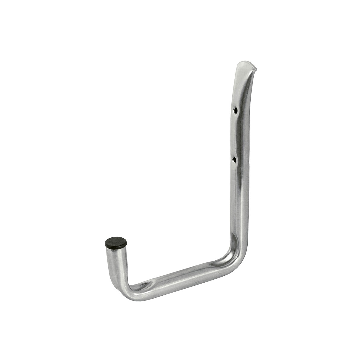 0516.100.1010 Wandhaak / 150x215xØ18mm / 30KG / rond staal 1mm / PVC dop / schroefgat Ø5mm / verzinkt