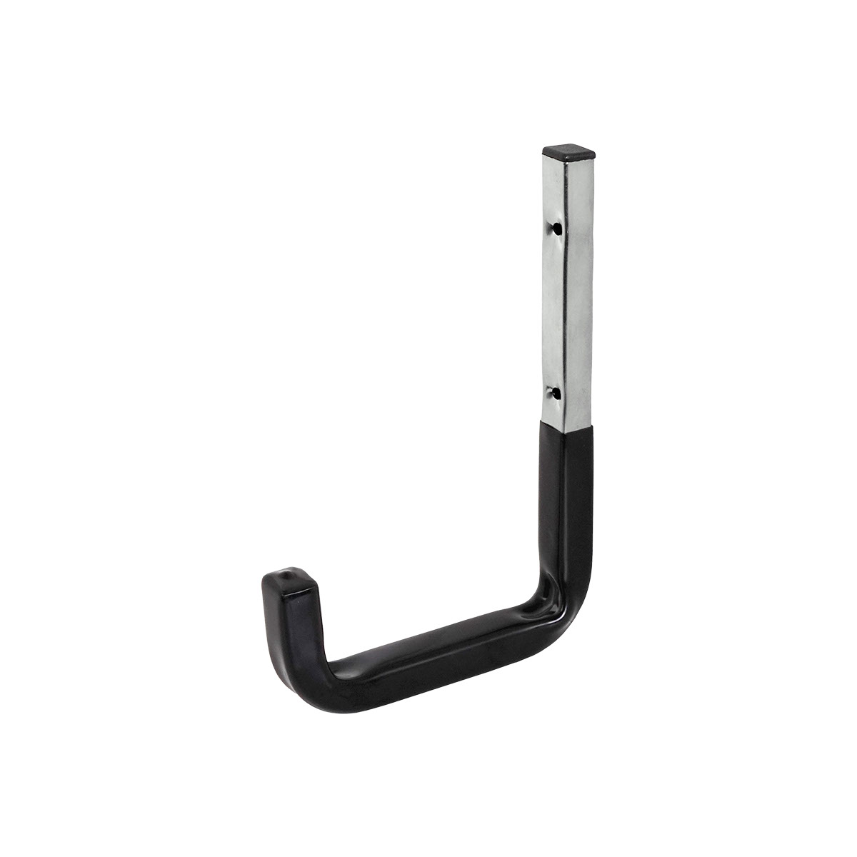 0516.100.1110 Wandhaak / 150x215x16mm / 50KG / vierkant staal 1mm / PVC ommanteld / 5mm schroefgat / verzinkt