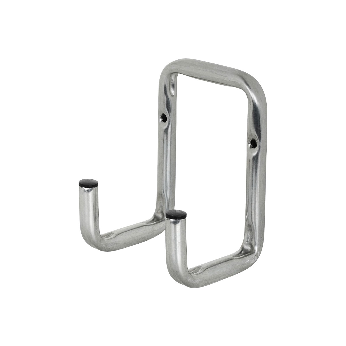 0516.100.3000 Ophanghaak dubbel / 80x115x90mm / 20KG / rond staal Ø12x1mm / PVC dop / schroefgat Ø5mm / staal verzinkt