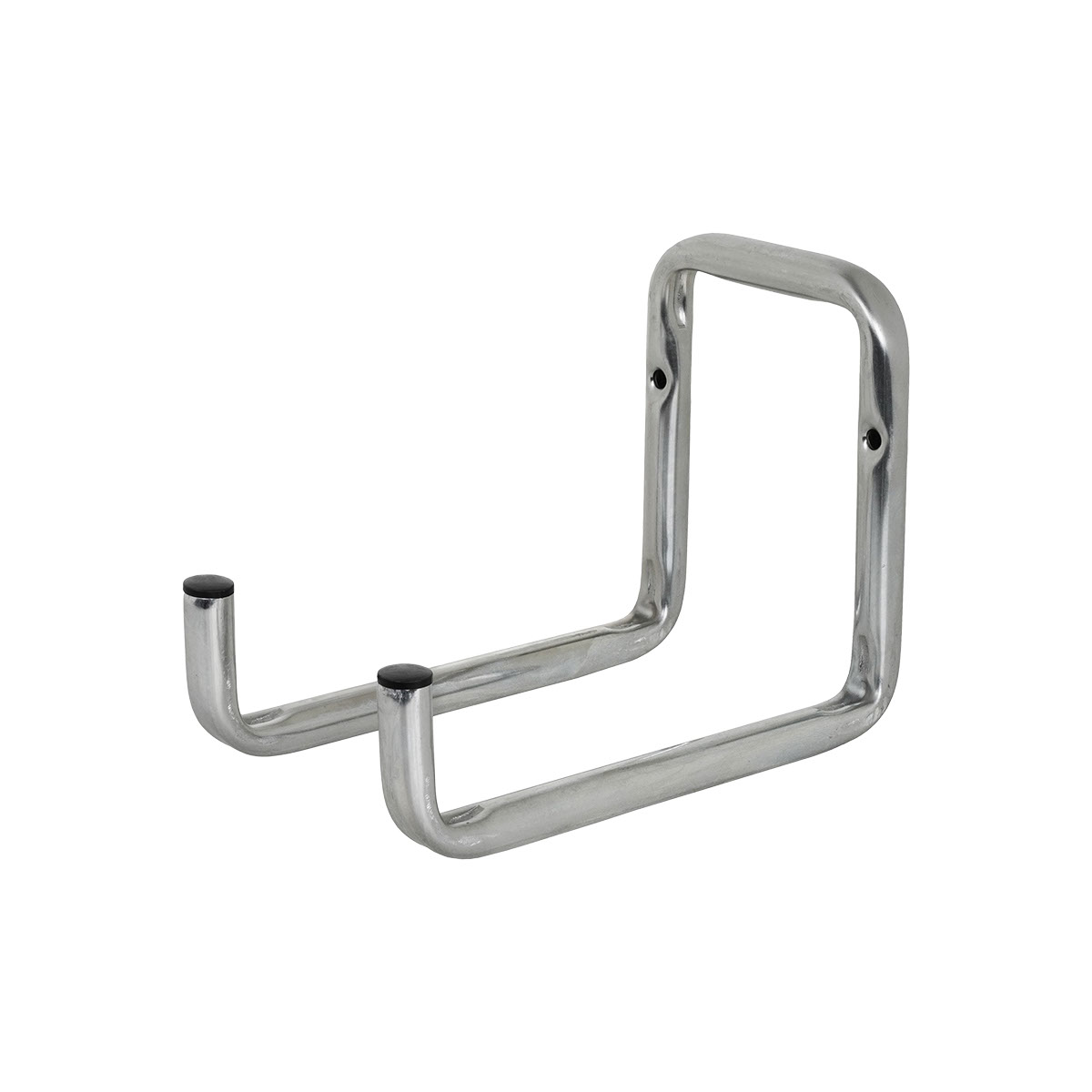 0516.100.3005 Ophanghaak dubbel / 160x115x90mm / 15KG / rond staal Ø12x1mm / PVC dop / schroefgat Ø5mm / staal verzinkt