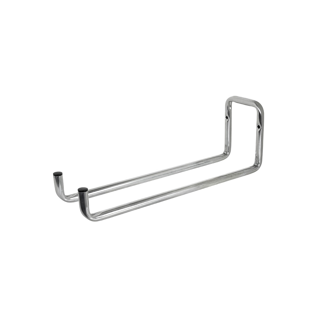 0516.100.3015 Ophanghaak dubbel / 325x115x90mm / 10KG  / rond staal Ø12x1mm / PVC dop / schroefgat Ø5mm / staal verzinkt