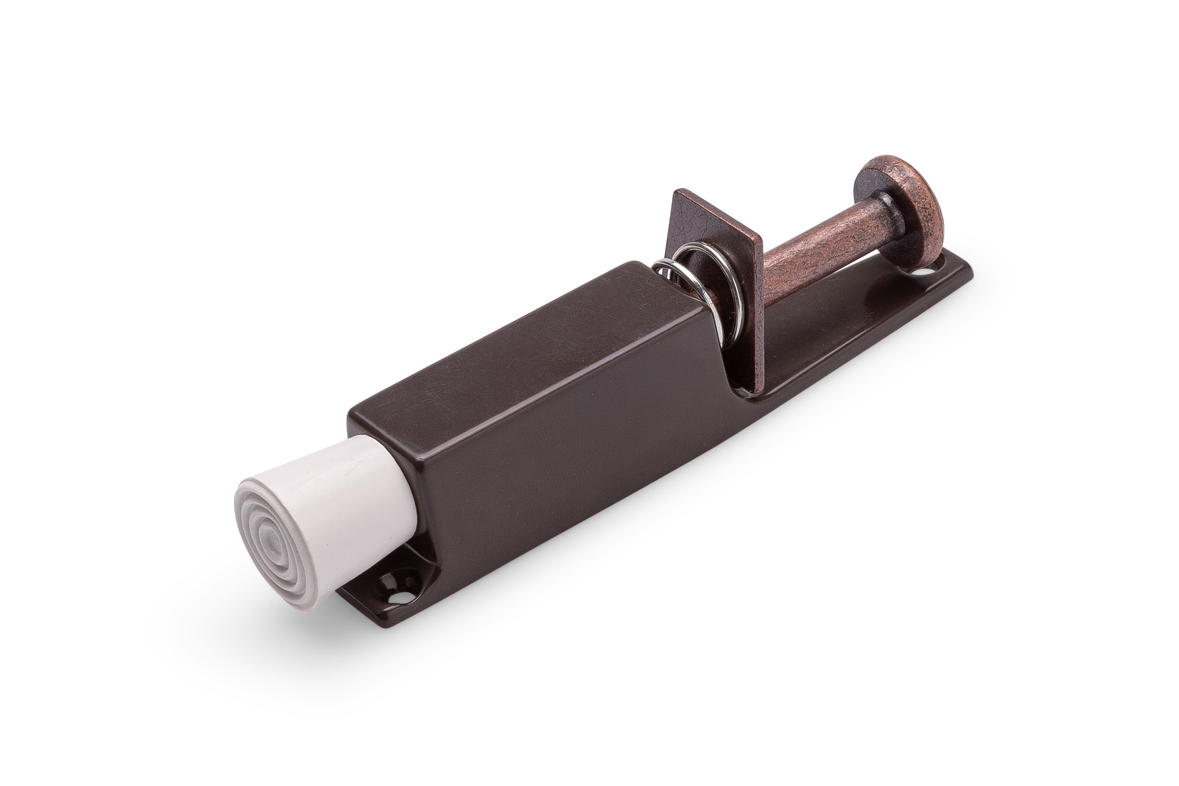 0532.120.2543 Deurvastzetter voetstift / DX / 25x120 mm / schootuitslag 30 mm / deur tot 25 kg / zamac bruin