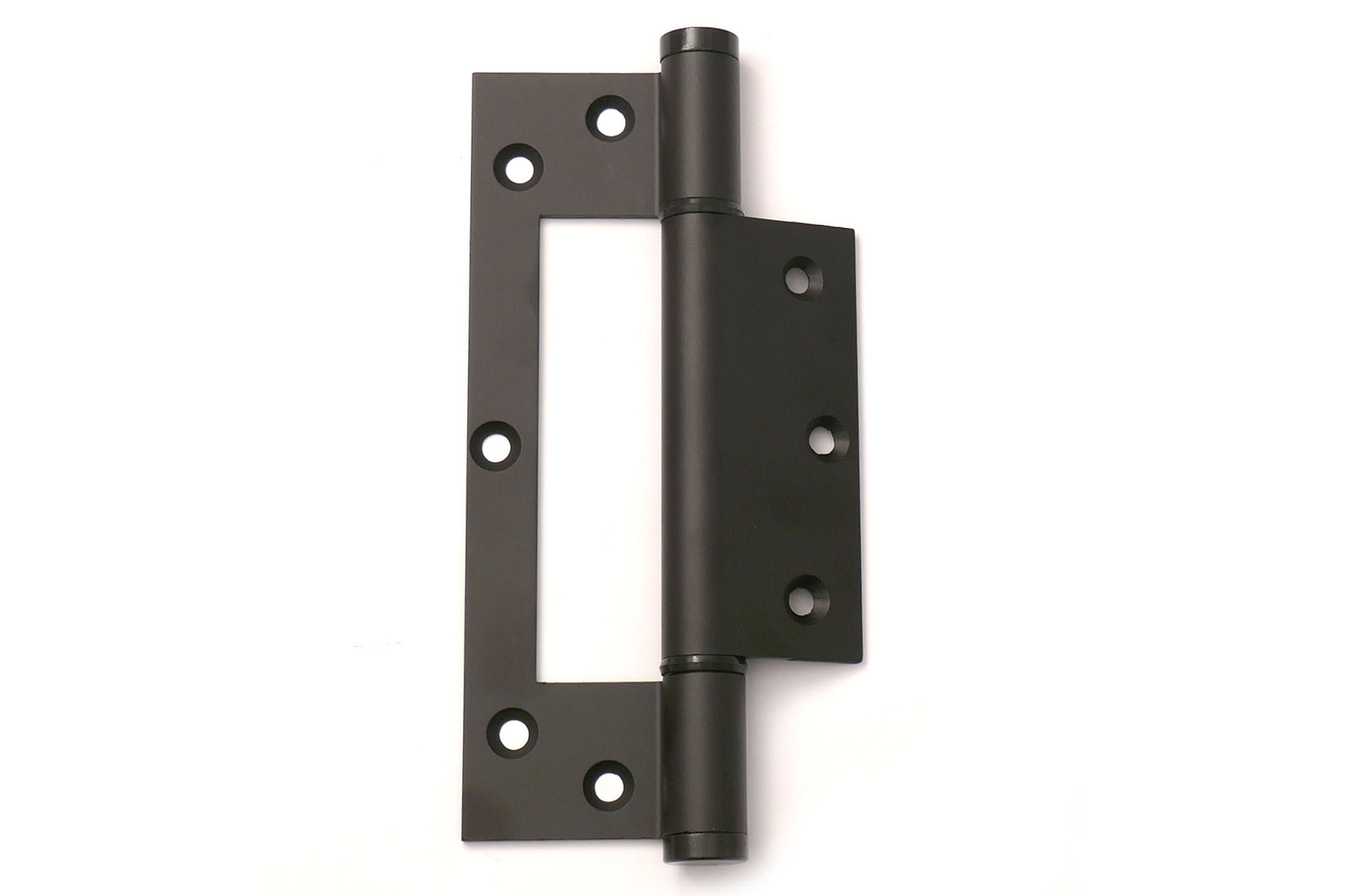 Deurveerscharnieren enkelwerkend extra smalle hangnaad, zwart