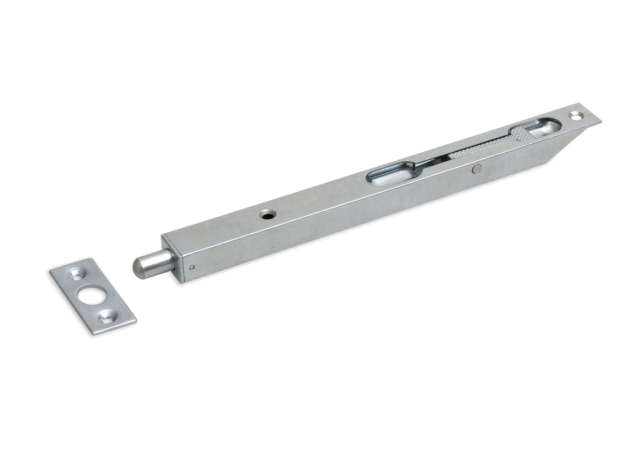 Bascule kantschuiven staal, 17mm breed, afgeschuind recht