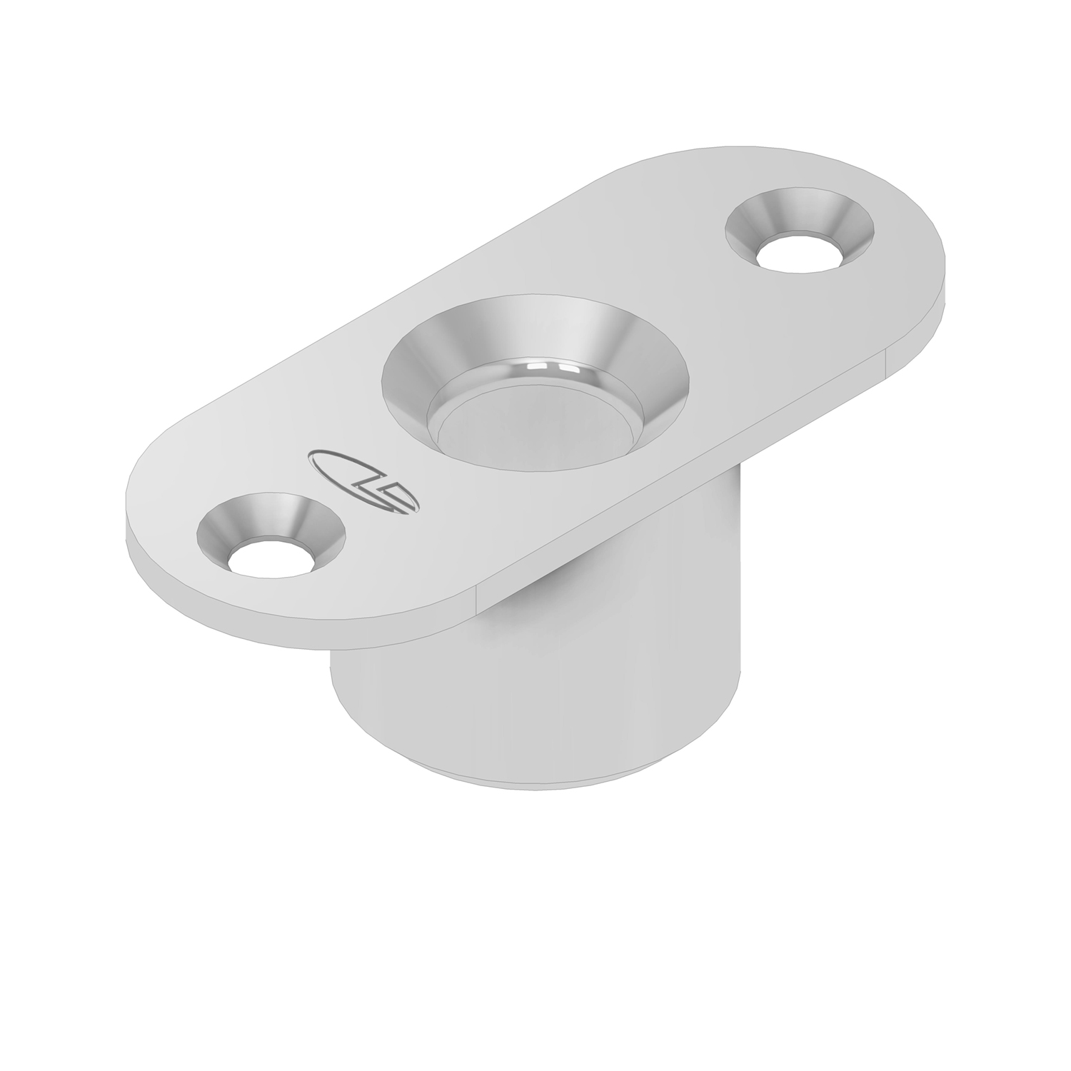 0823.016.1000 Schootgeleider / type GT 8 / t.b.v. schoot Ø 10 mm / zamac verzinkt / t.b.v. stalen of aluminium of houten deuren