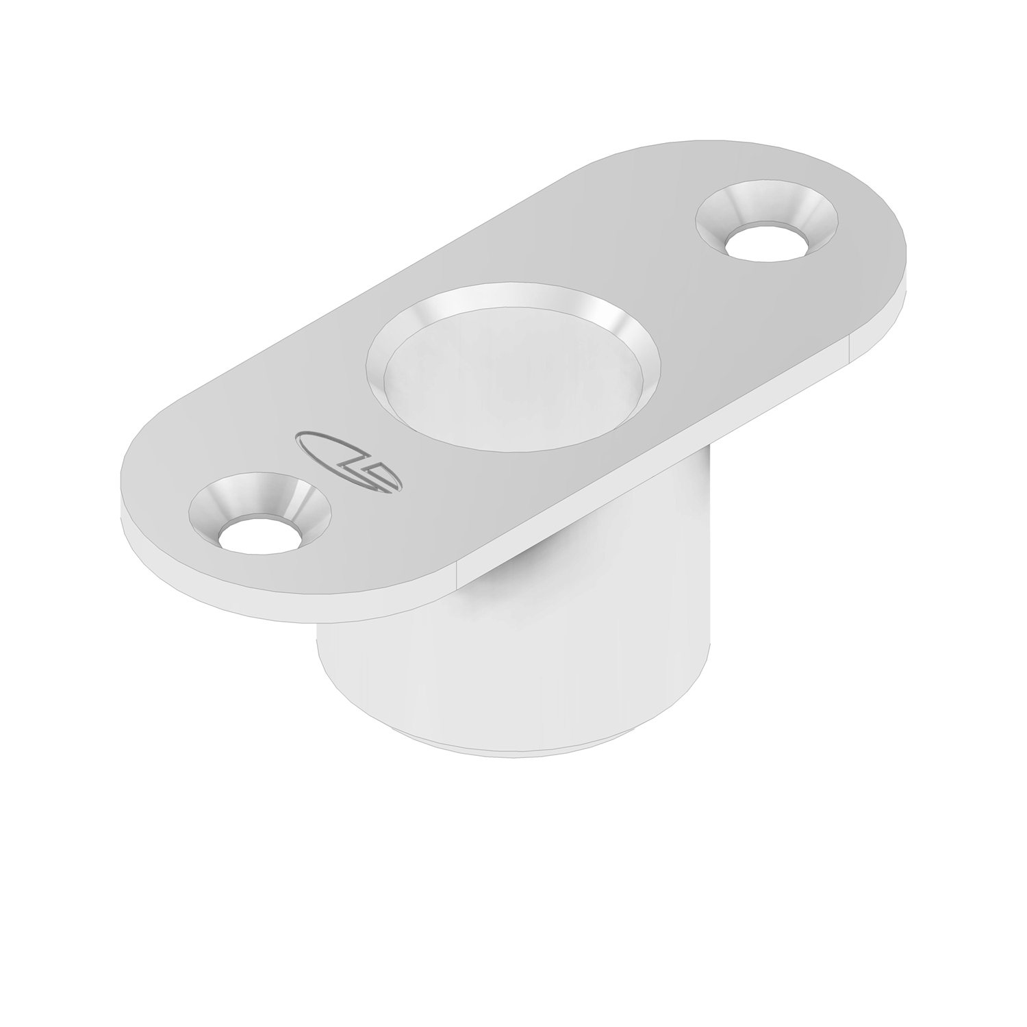 0823.016.1400 Schootgeleider / type GT 14 / t.b.v. schoot Ø 14 mm / zamac verzinkt / t.b.v. stalen of aluminium of houten deuren