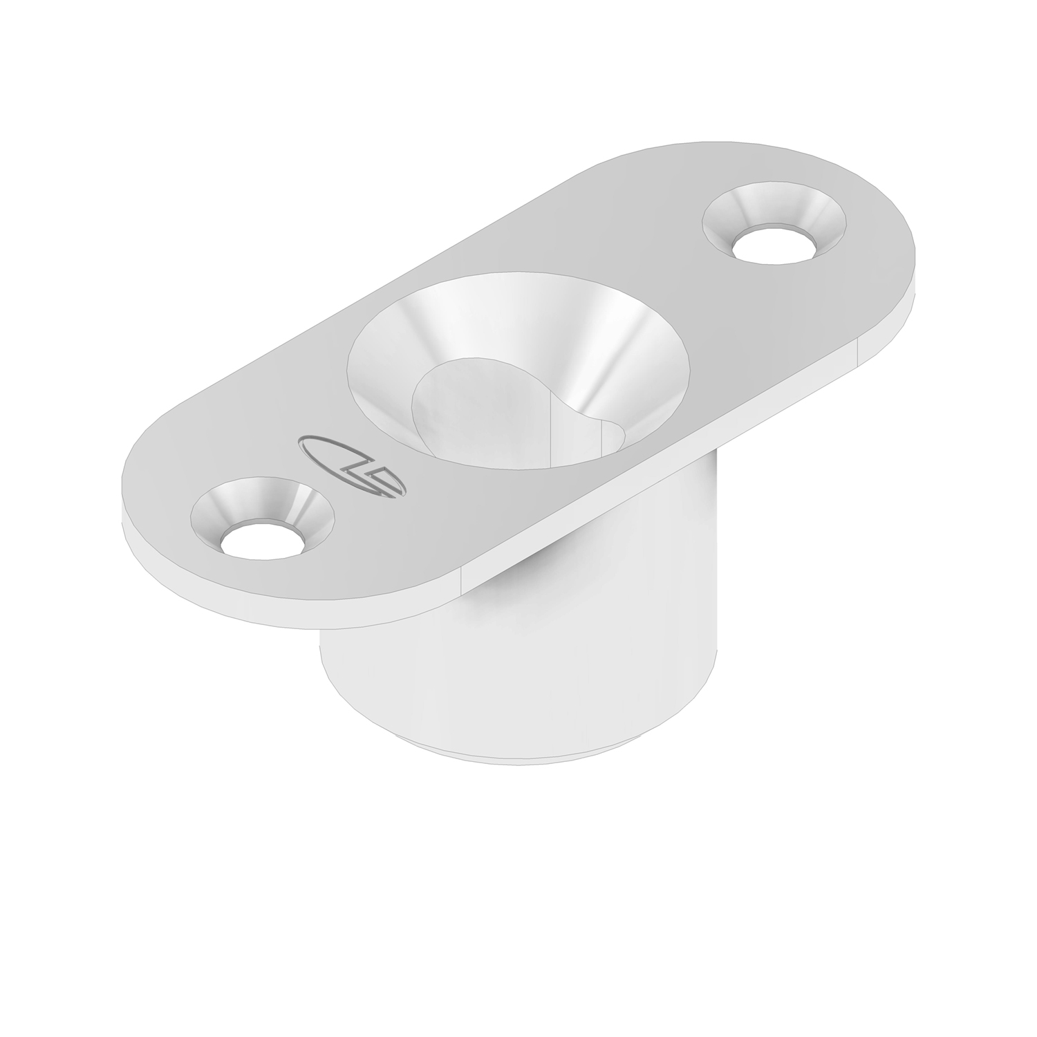 0824.016.0801 Sluitpot / type LT 89 / t.b.v. schoot Ø 8 mm / ovaal gat 9x13 mm / zamac verzinkt / t.b.v. stalen of aluminium of houten deuren