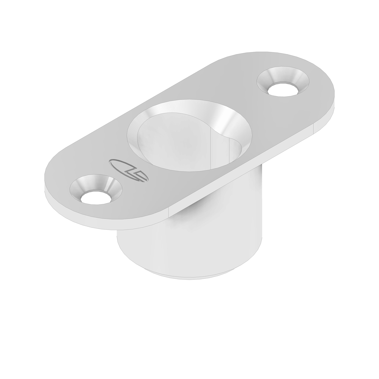 0824.016.1201 Sluitpot / type LT 1213 / t.b.v. schoot Ø 12 mm / ovaal gat 13x17 mm / zamac verzinkt / t.b.v. stalen of aluminium of houten deuren