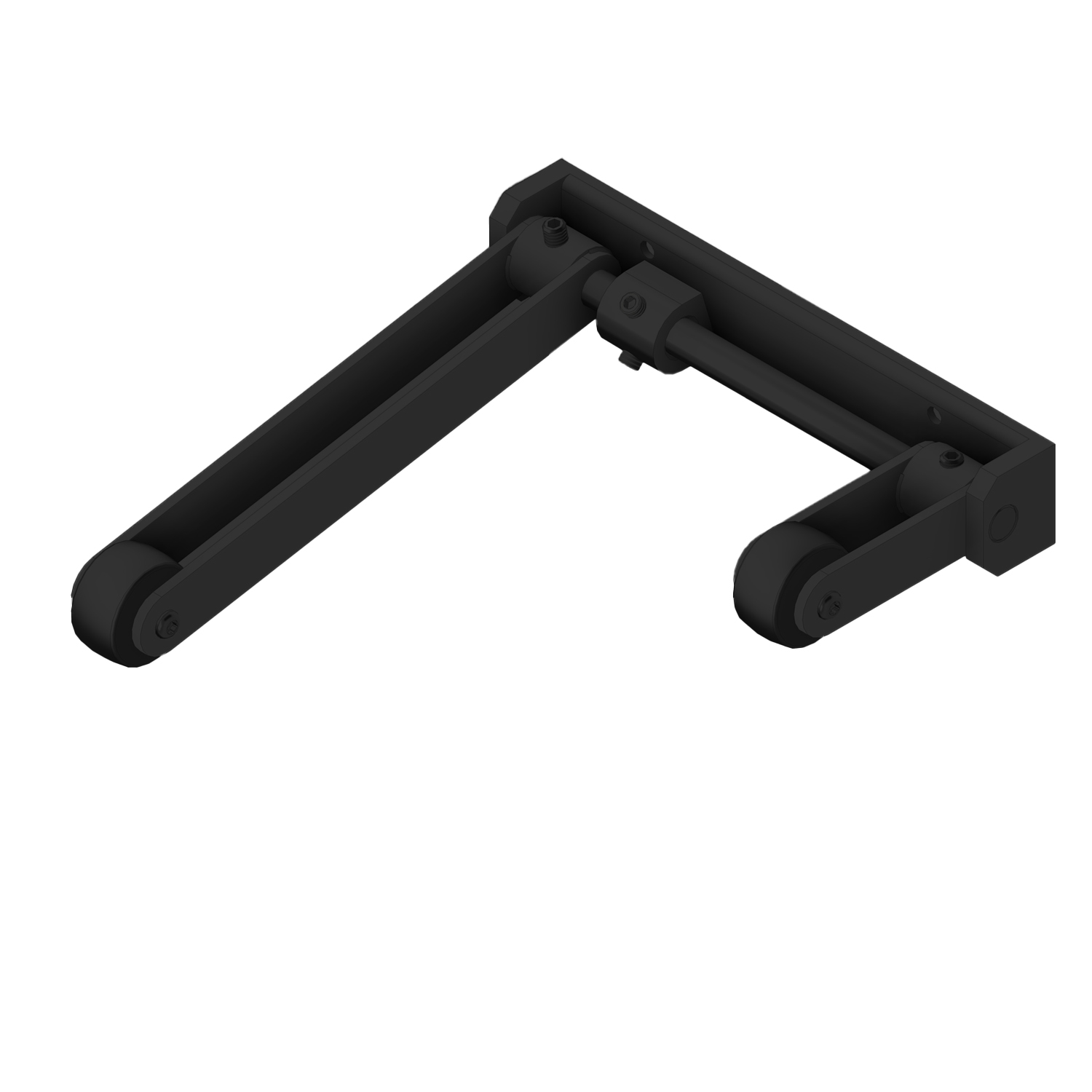 0830.025.2221 Sluitvolgorderegelaar / type 25 DK BL  / opbouw deurkozijn / staal / grijs